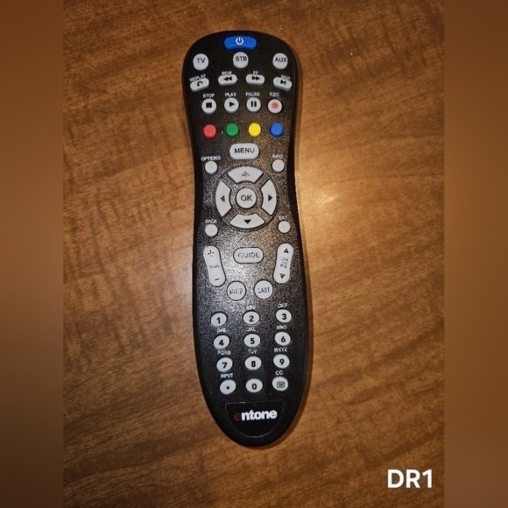 Universal Remote Control For Entone RC45P-T2 Set Top Box Black, Ships From USA